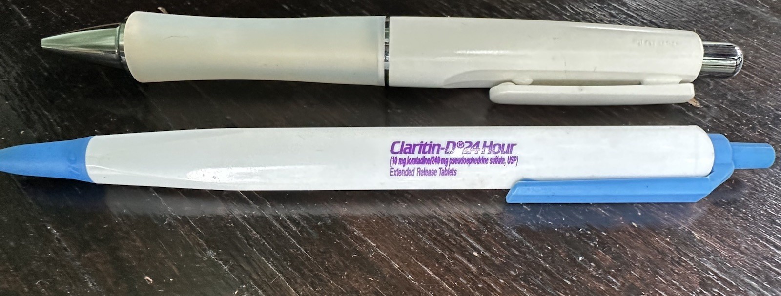Vintage Claritin Drug Rep Advertising Pens – Lot Of 2