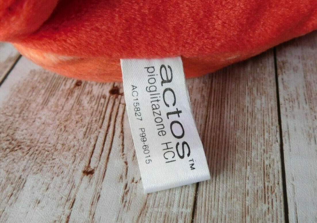 Actos Pioglitazone Steven Smith Muscle Tissue Plush 7in. Pharmaceutical