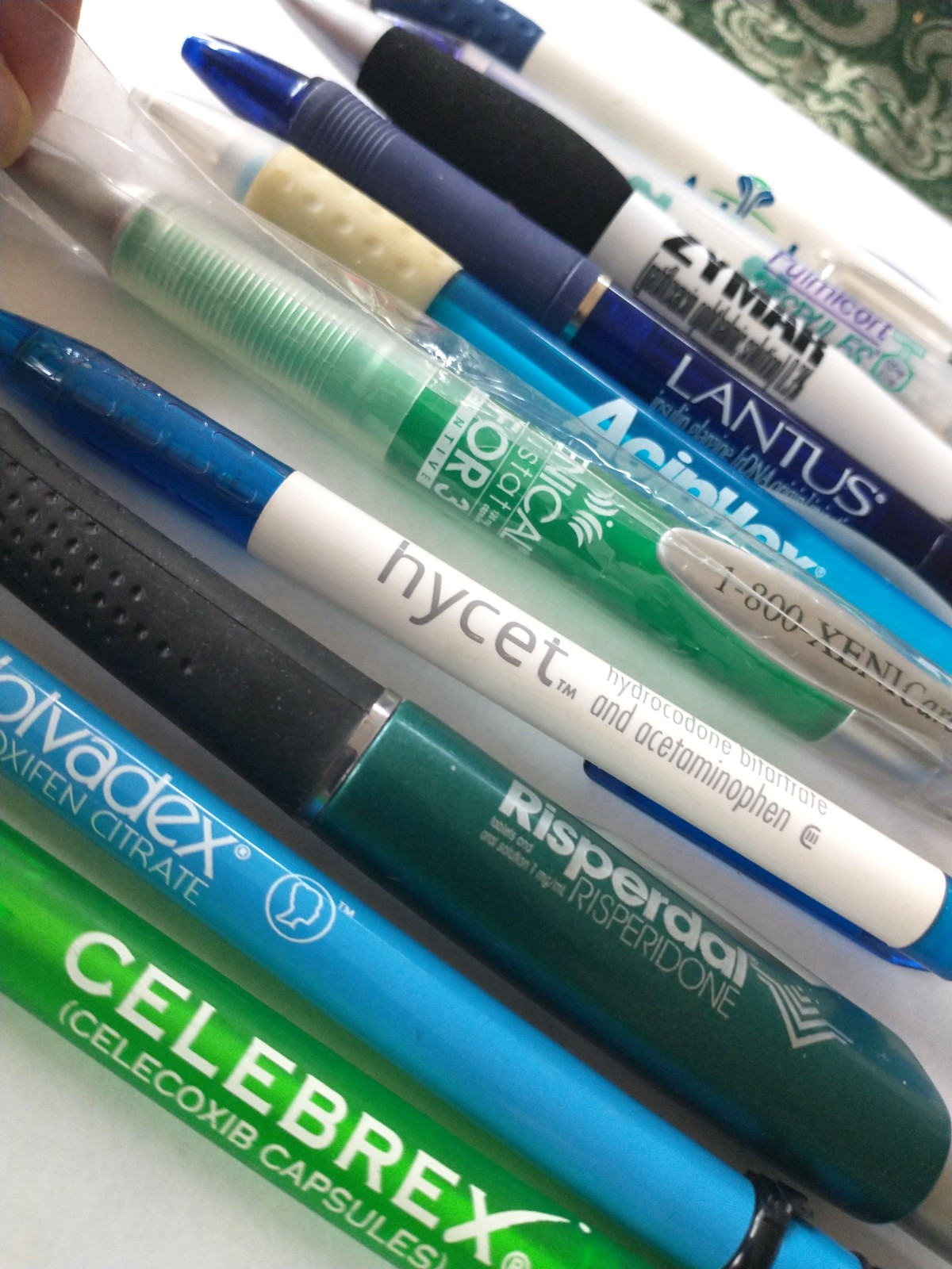 Lot of 10 Pharmacy Drug Representative Pens – Untested- Lot 3