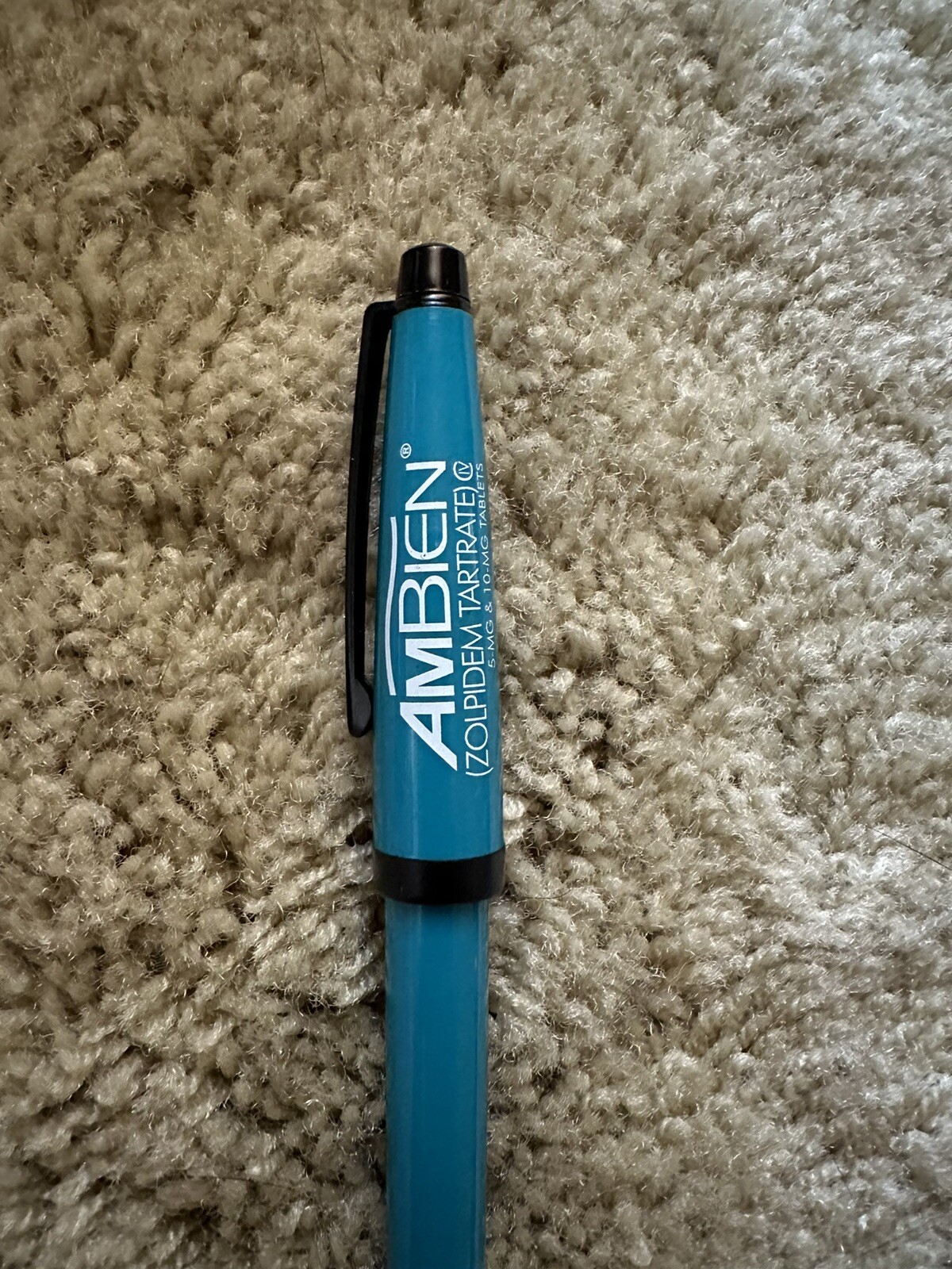 Ambien Drug Rep Pharmaceutical Promo Advertising Pen