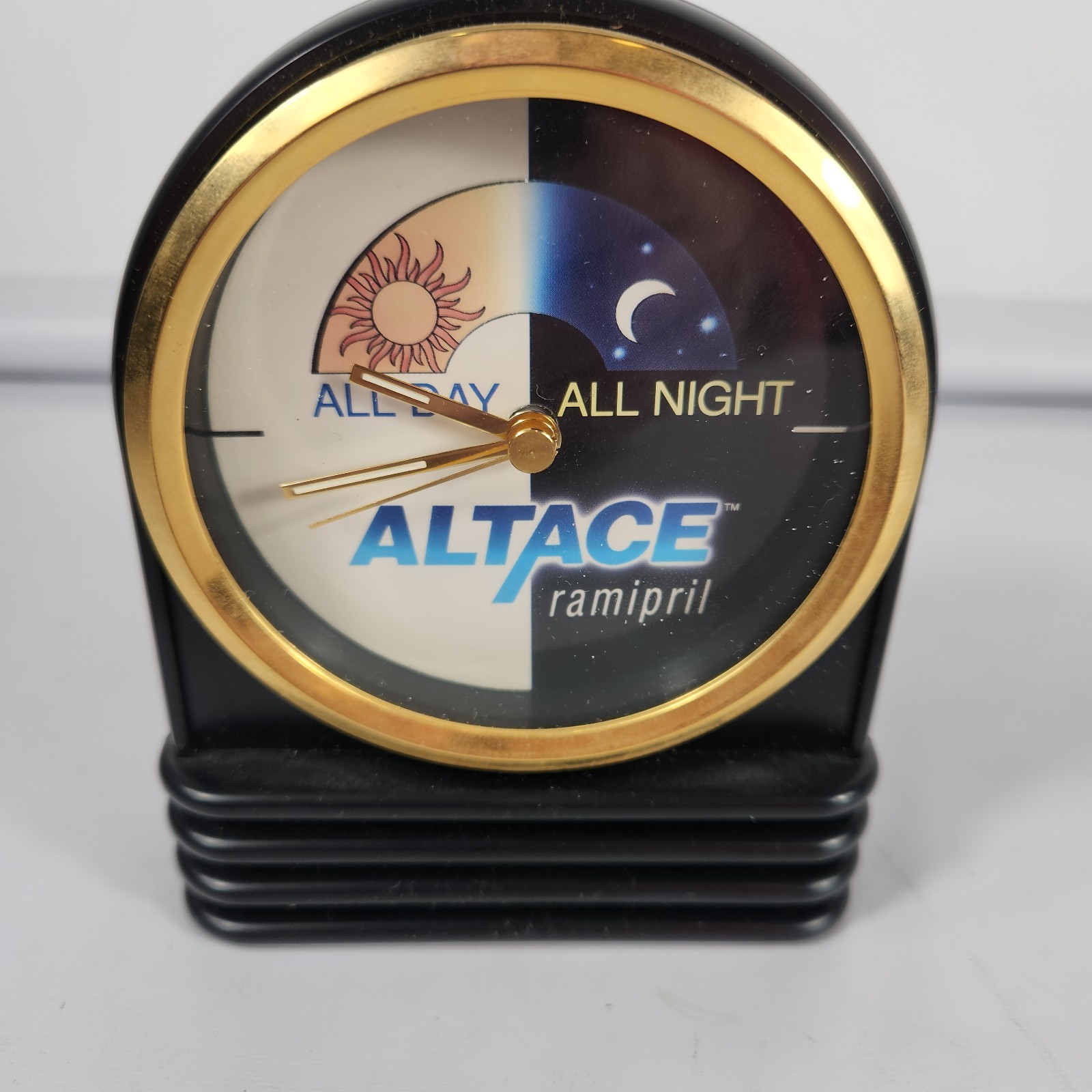 Vtg Altace Ramipril Clock Pharmaceutical Collectible Rx Drug Rep Promo 5″