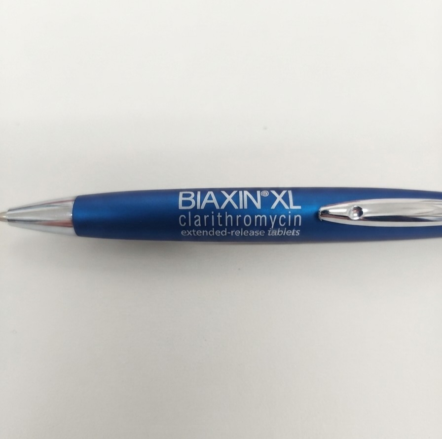 Vtg Biaxin XL Clarithromycin Pharma Drug Rep Pen Promotional Collectible