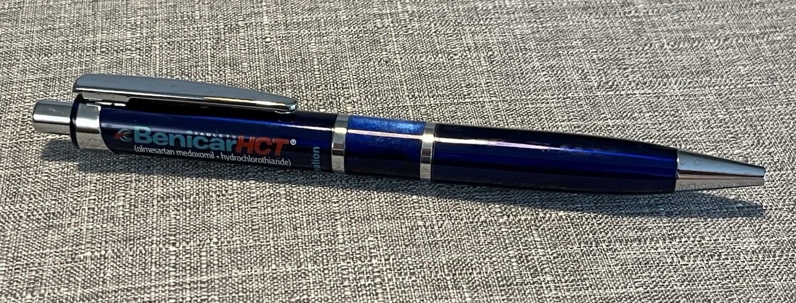 Benicar HCT drug rep pen – elegant METAL conversation starter – Free Shipping!