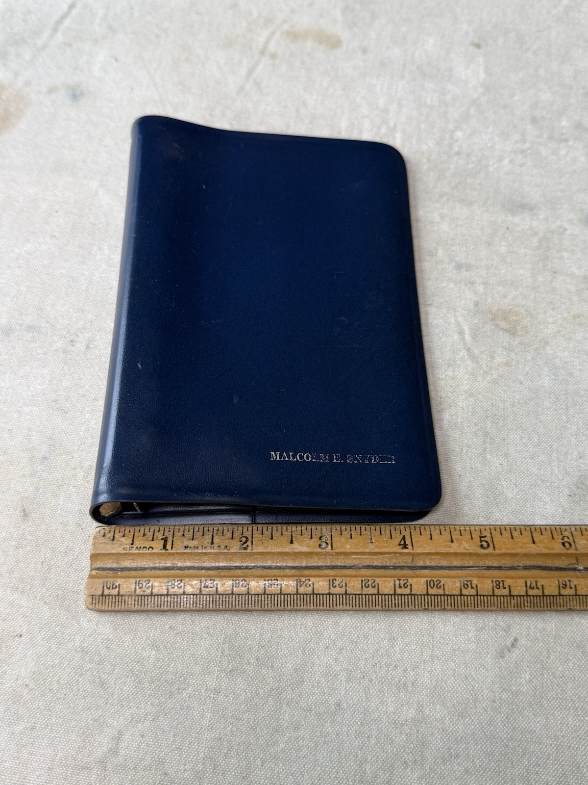 Vintage Burroughs Wellcome 6-Ring Binder Pocket Organizer N80-4902 Pharmacy USA