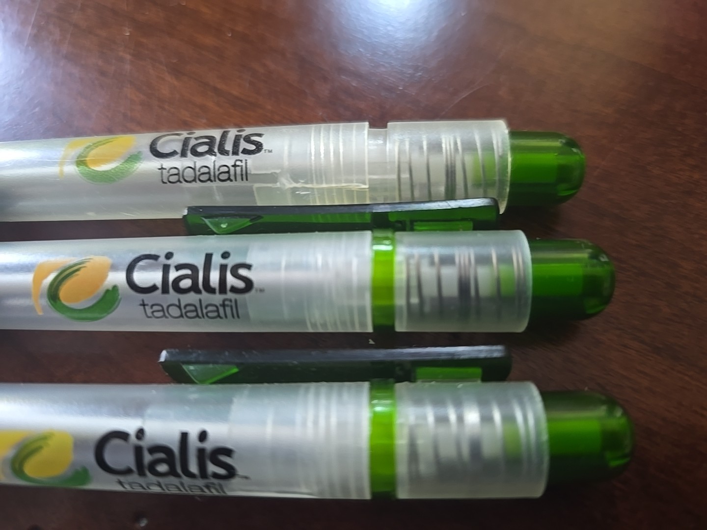CIALIS PEN Promotional Promo Pharmaceutical Pharma Drug Sales Rep Set Of 3 VNTG