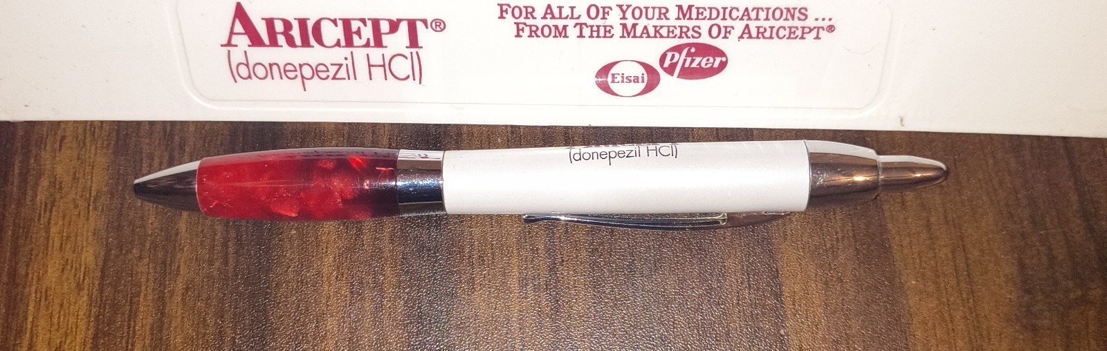 Aricept Heavy Metal Drug Rep Pen And 30 Day Pill Planner New In Plastic