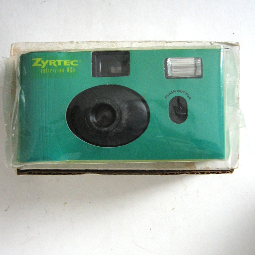 VTG Zyrtec Promo Camera 35mm Pharmaceutical Advertising Cetirizine HCl