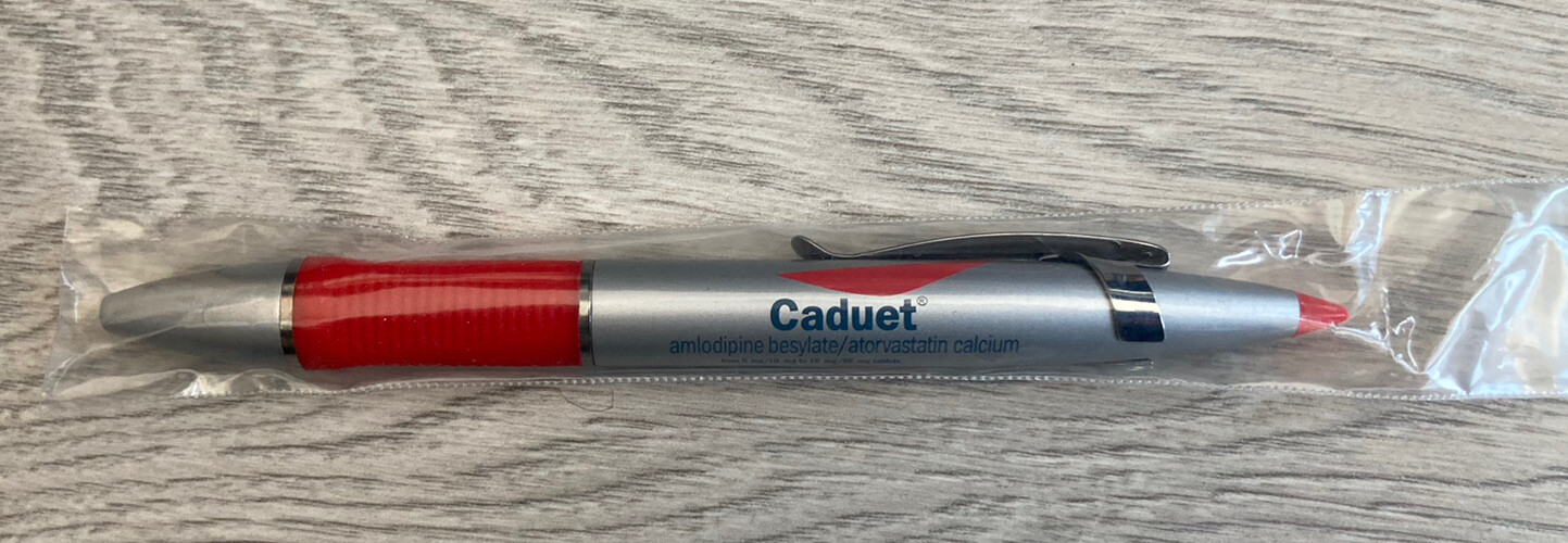 Caduet Pharmaceutical Drug Rep Pen VERY RARE Advertising Collectible