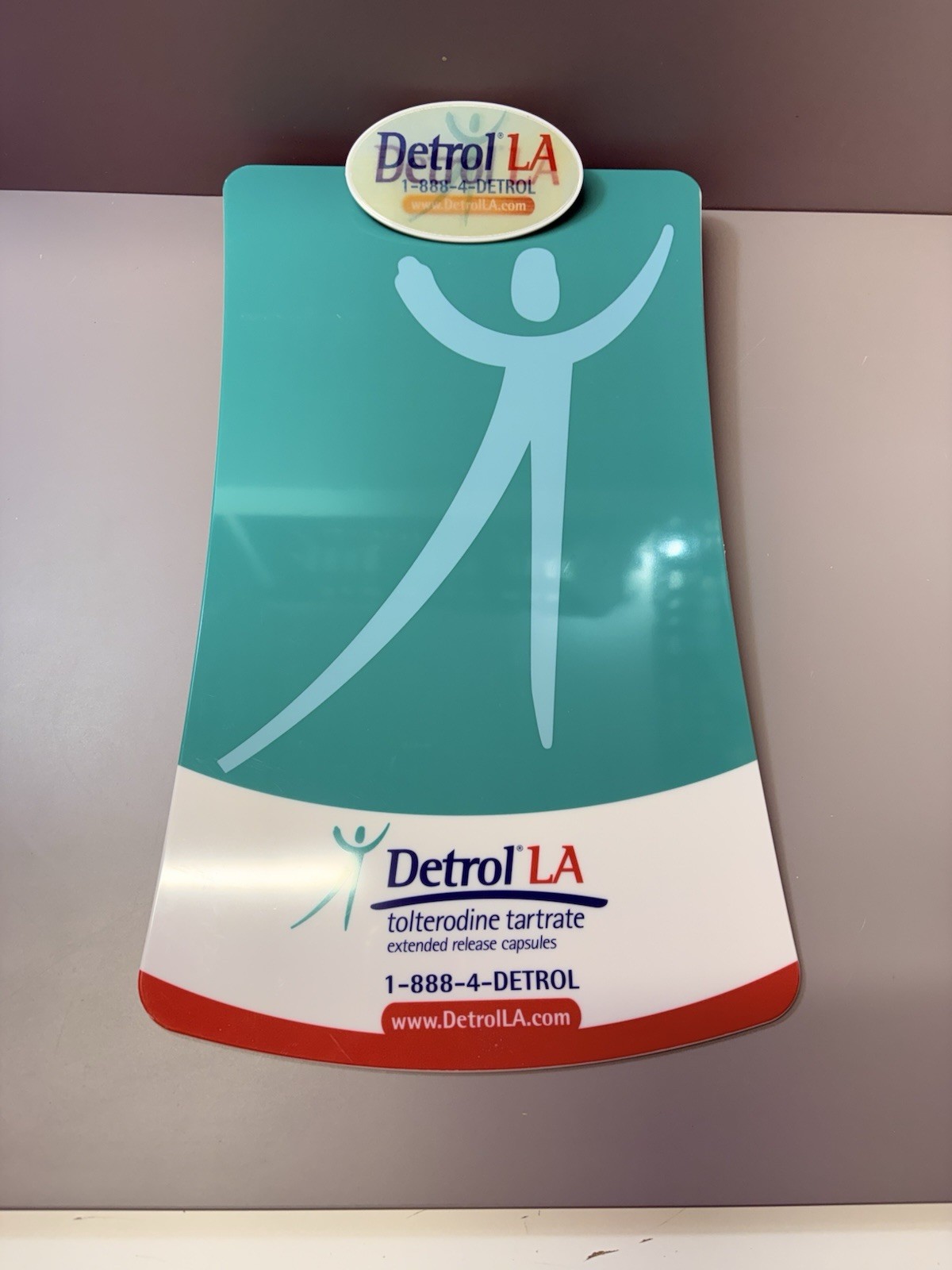Pfizer VIAGRA/Detrol LA Pharmaceutical Drug Rep Advertising 2-Sided Clipboard