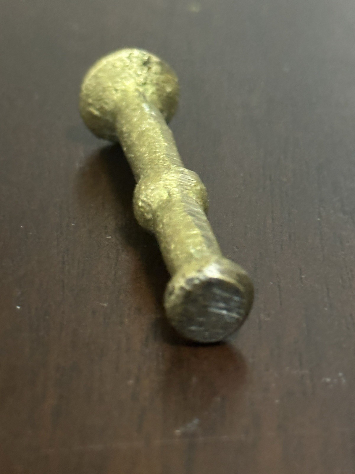 Antique Brass Mortar Pestle Small Apothecary Tools Solid Brass Vintage 1.3’ Inch
