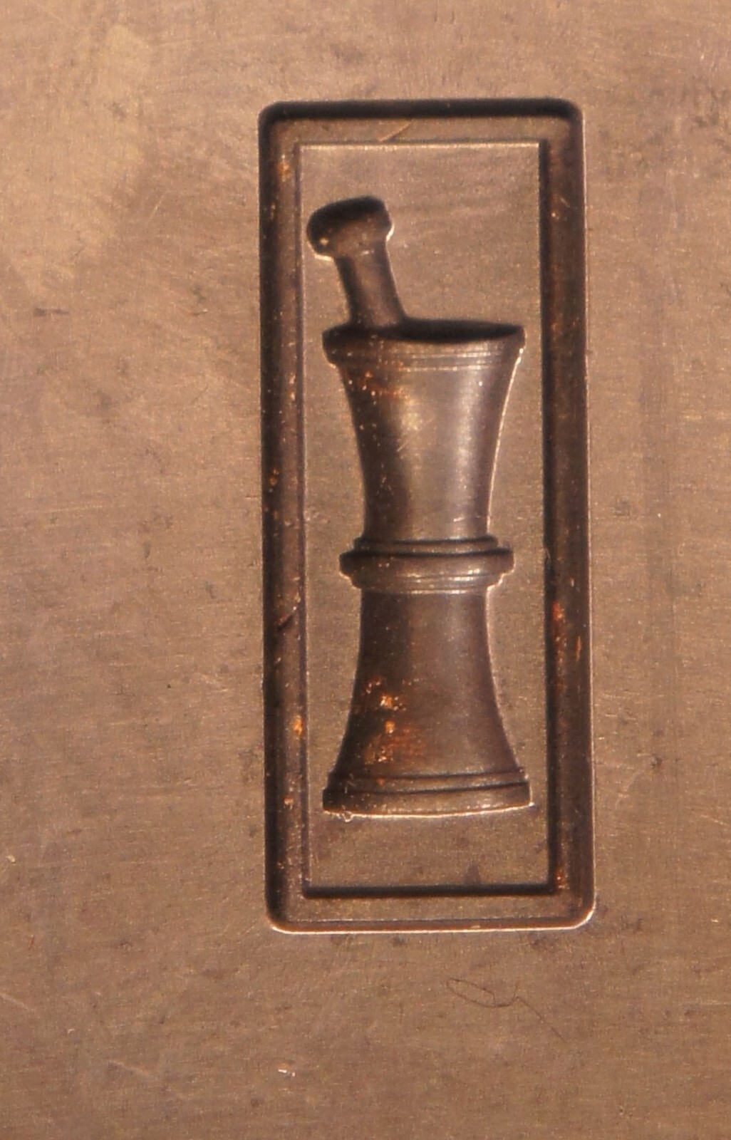 3 Vintage PHARMACIST * MORTAR & PESTLE Pin STEEL STAMPING DIES Robbins RY199