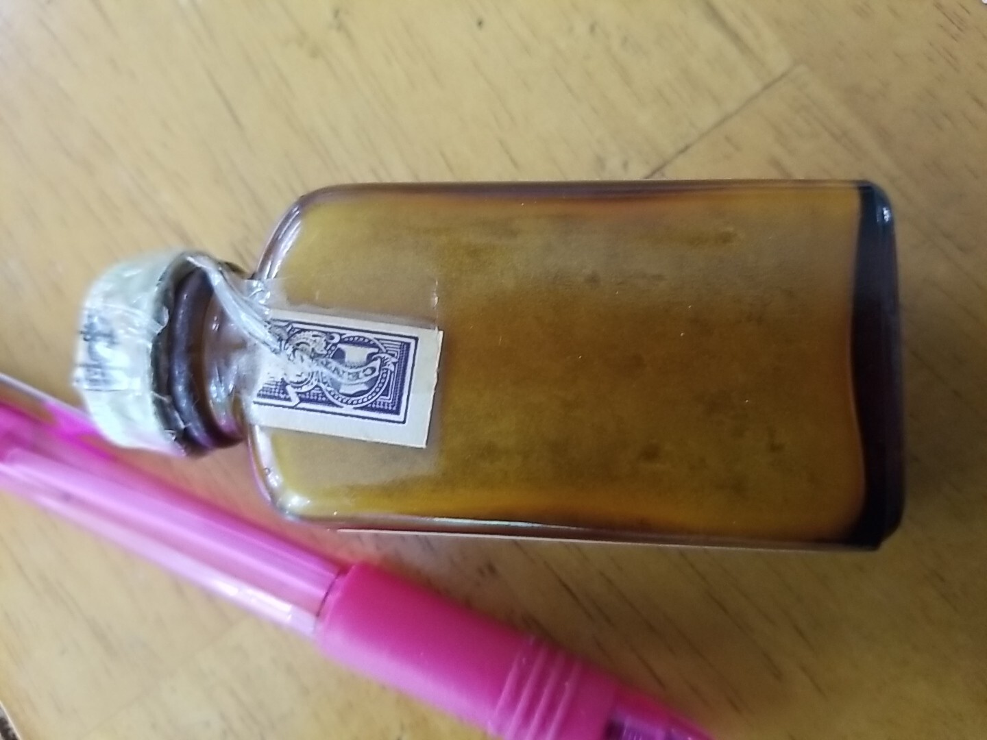 100 Tablet PAPAVERINE Empty Bottle Dispensing 1960s Narcotic Lilly Poison