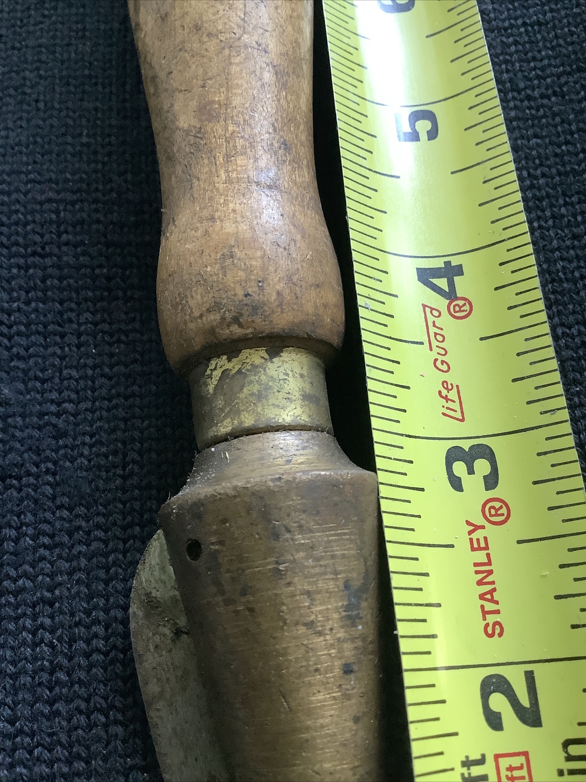 Vintage Apothecary Pharmaceutical Sharpening Tool Knife Brass Cone 7.5”