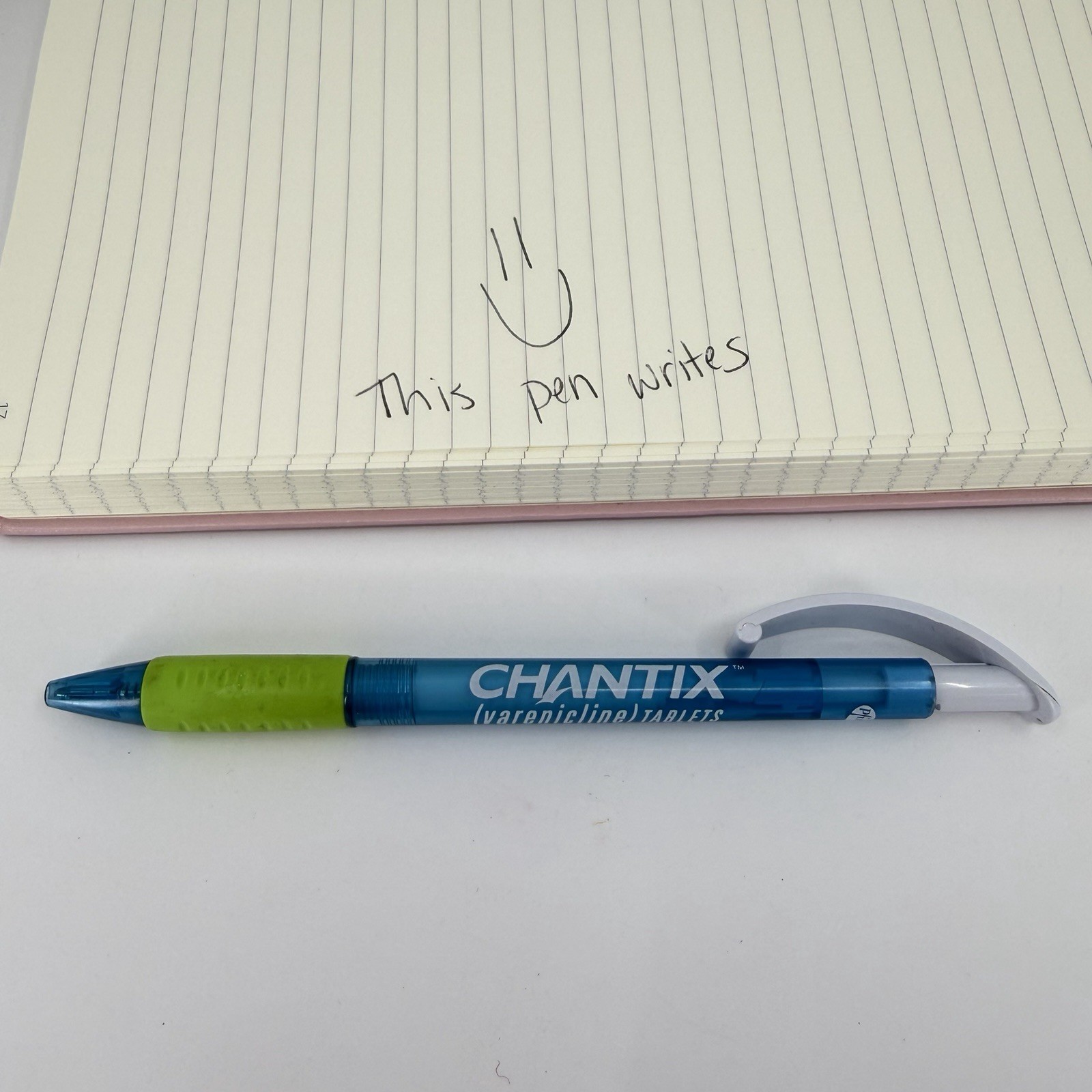 CHANTIX PEN Pharmaceutical Promotional Drug Rep Advertising Pfizer Plastic Works