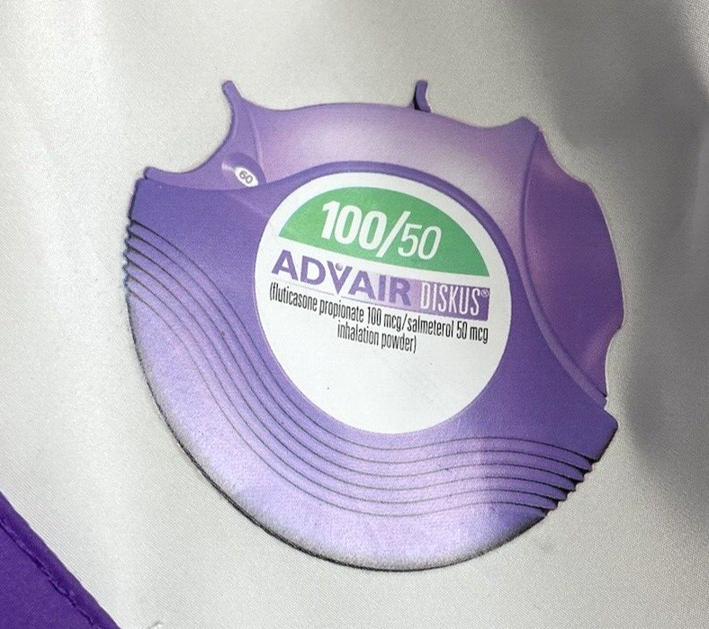 Advair Tote Bag Zippered Pharmaceutical Drug Rep Inhaler Asthma Drug 20×17