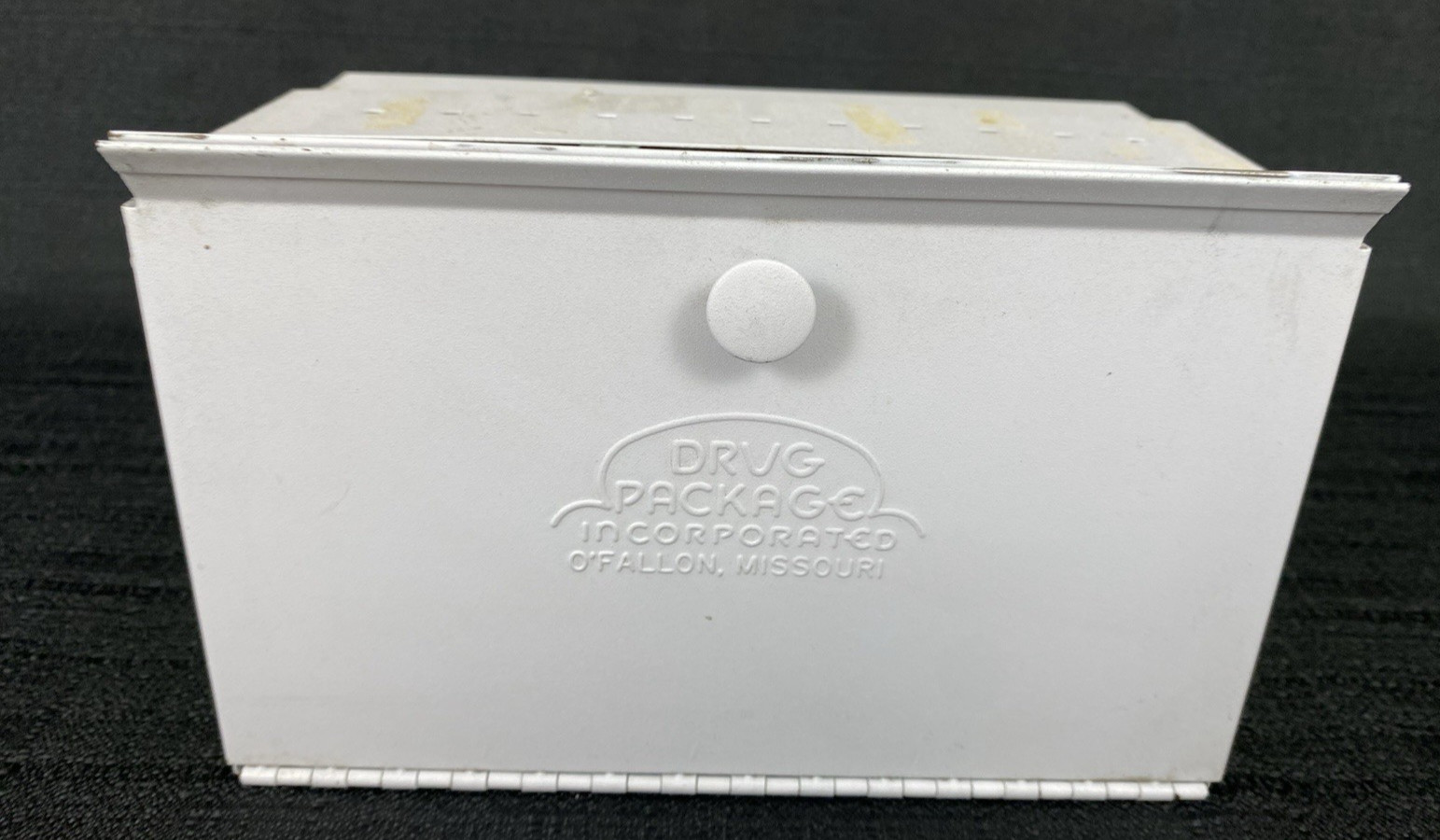 Drug Package Incorporated Metal Hinged Box Mail Slots O’FALLON MO 7.2 x 4.25 x 4