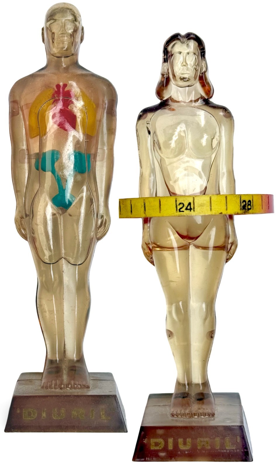 VINTAGE 1958 HYDRO DIURIL MERCK SHARP DOHME Pharmaceutical Advertising Figures