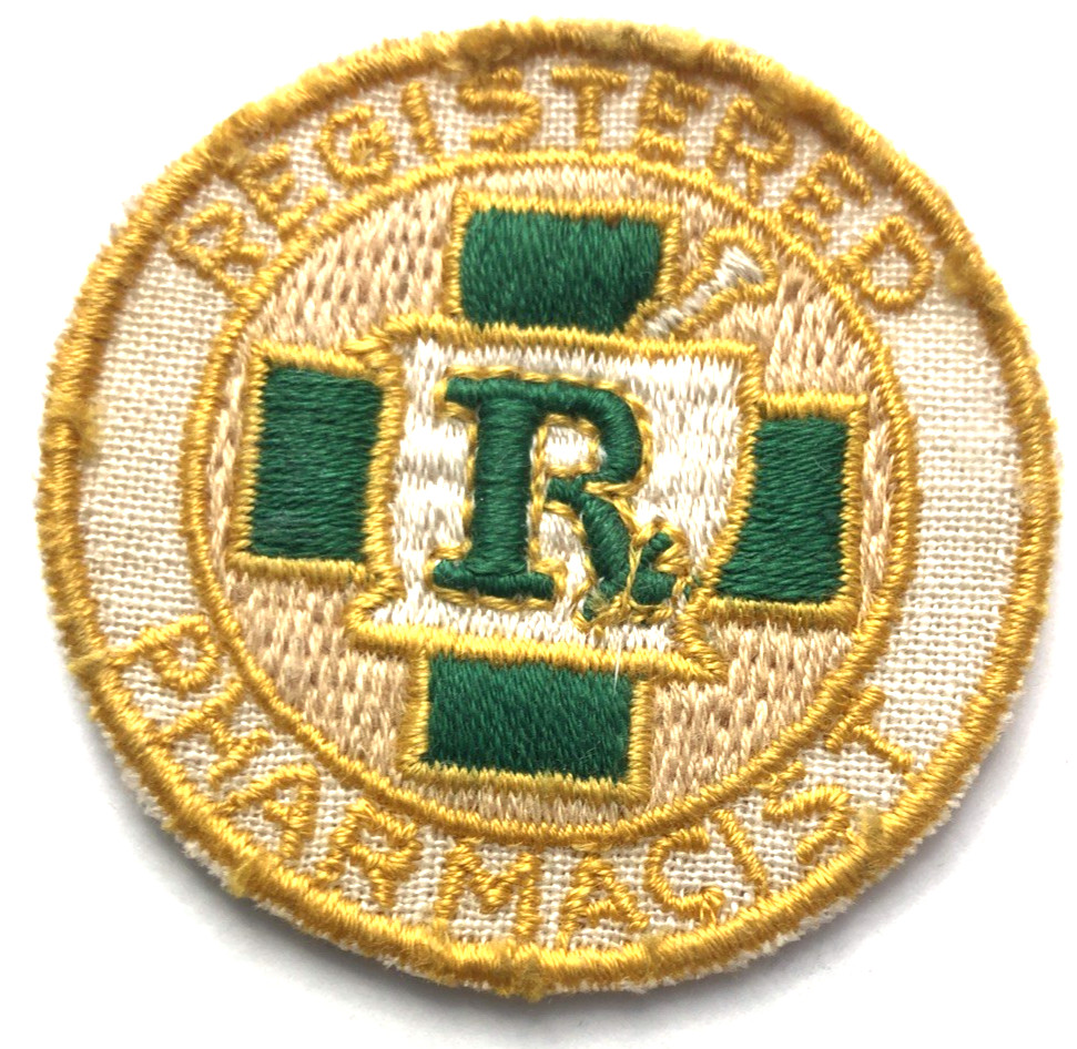 VTG Registered Pharmacist Patch 2.0″ older
