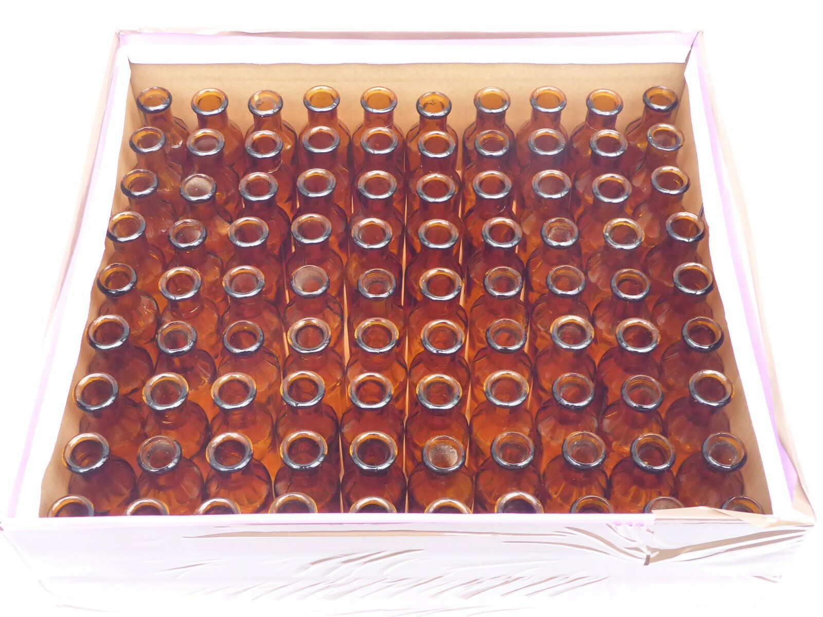 5 X Old Braune Medicine Glas Pharmacy Pharmacist Bottle 0.7oz Approx. 3in Braun