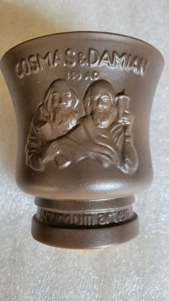 Schering- RX Pharmacy & Drugs Cosman & Damian 350AD Secundum Artem Brown Mortar