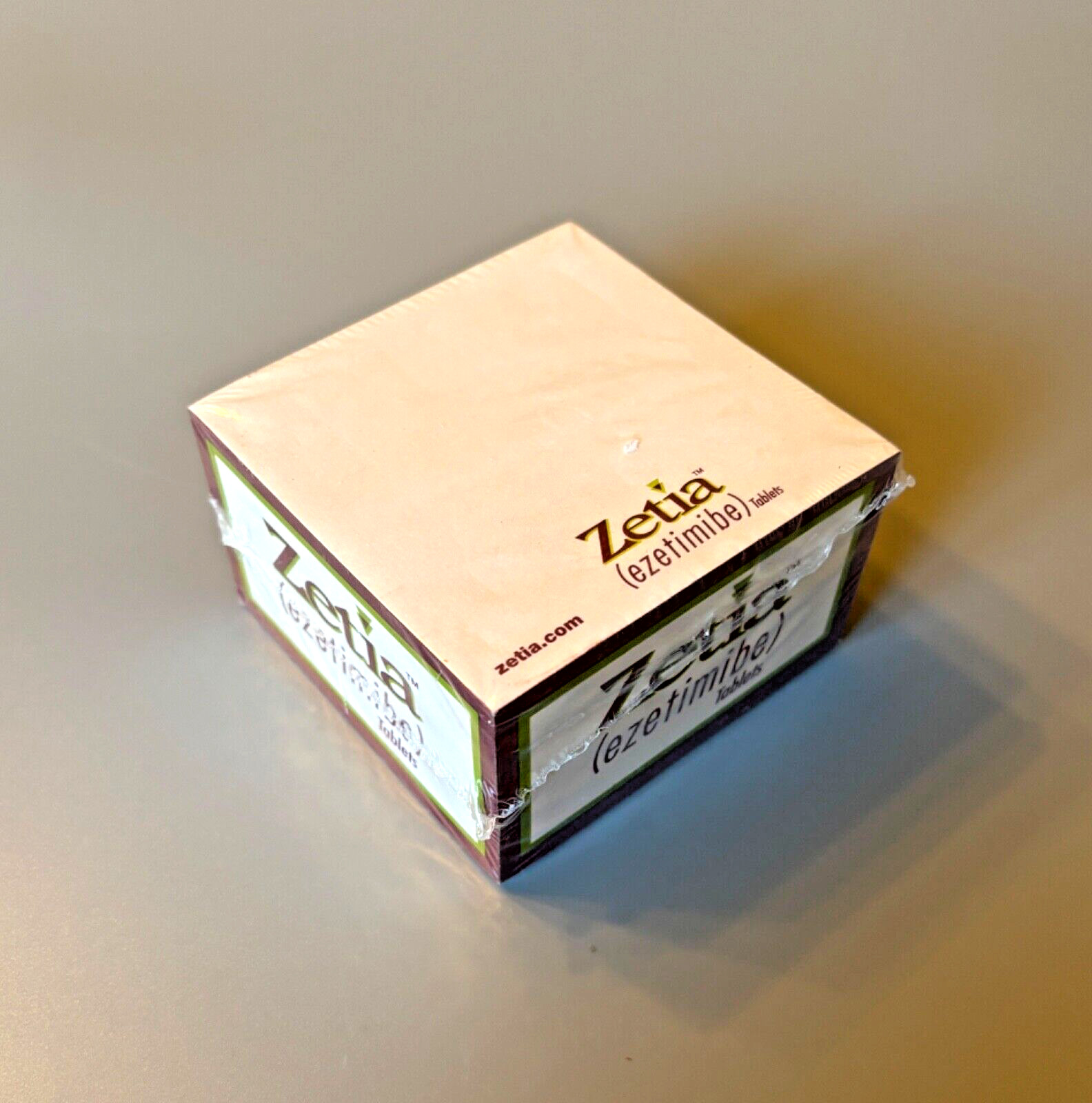 Rx Zetia Notepad Prescription Merck Drug Pharmacy Promo Memo Pad 3 3/8″ NEW