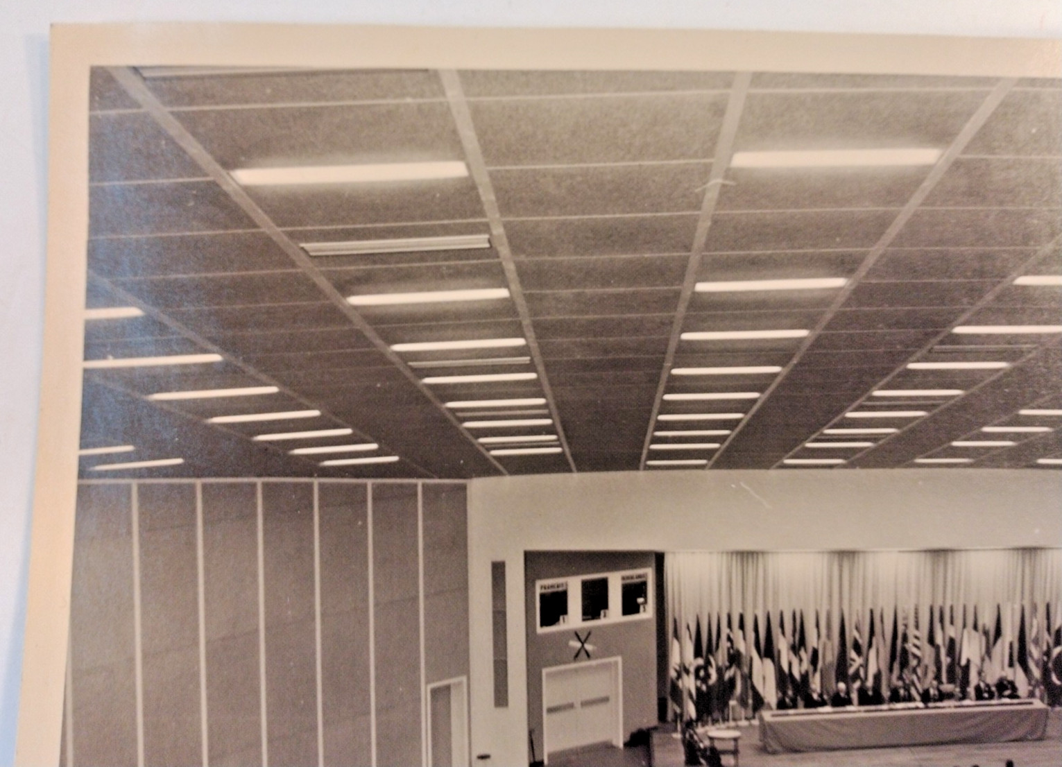 Lot/2- 1958 Real Press Photo International Congress Of Pharmacy General Assembly