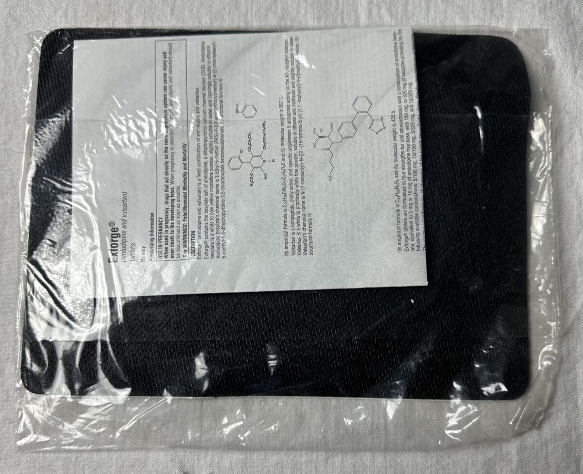 New Sealed Drug Rep EXFORGE Medicine Pharmaceutical Mouse Pad MINT Condition WoW