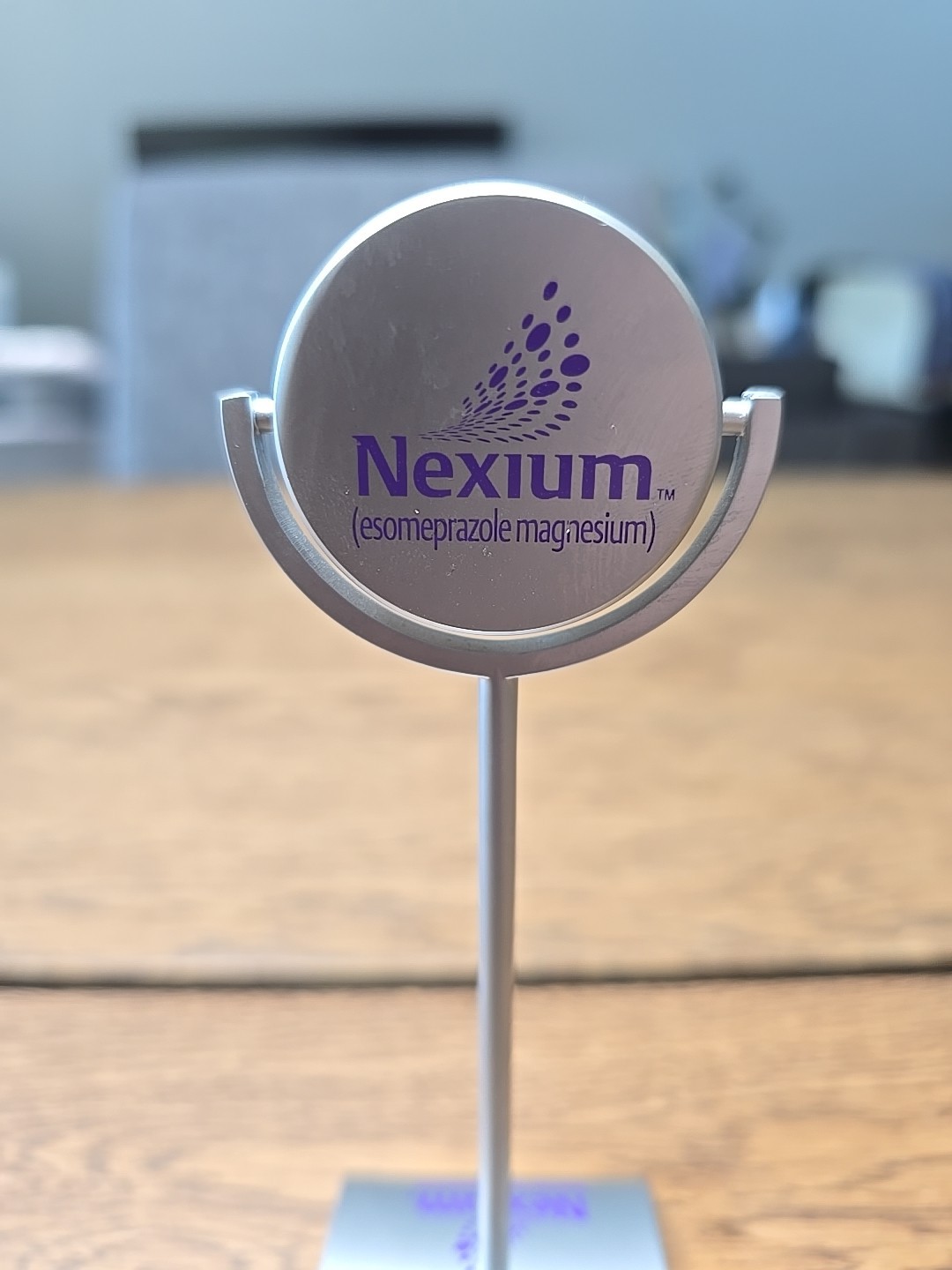 Nexium Quartz Desk Clock Pharmaceutical Advertising Promotional