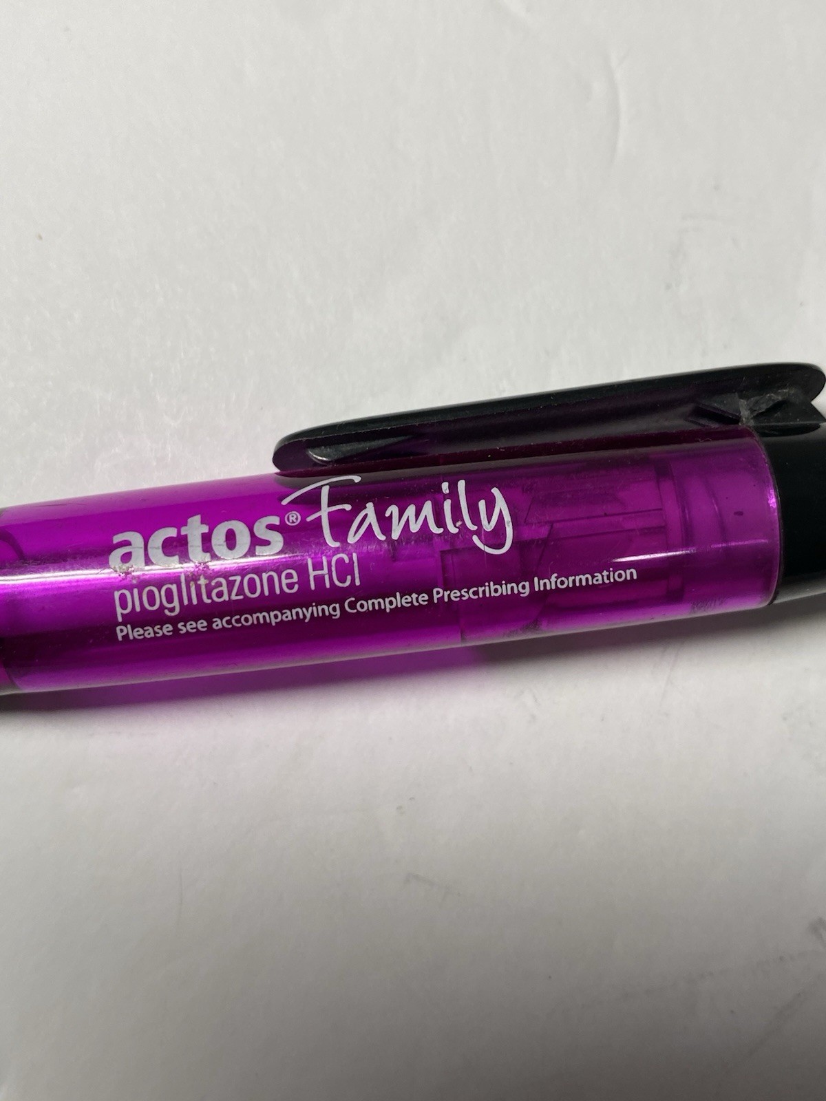 ACTOS FAMILY Drug Rep Pharma Promo Collectible Pens