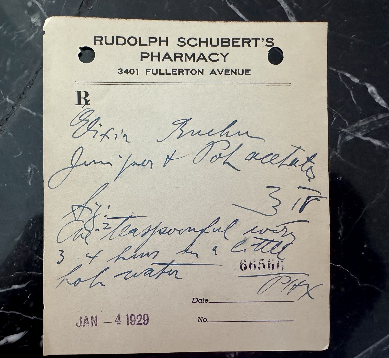 Set of 20 Vintage Medical Prescriptions – 1929 Handwritten Pharmacy