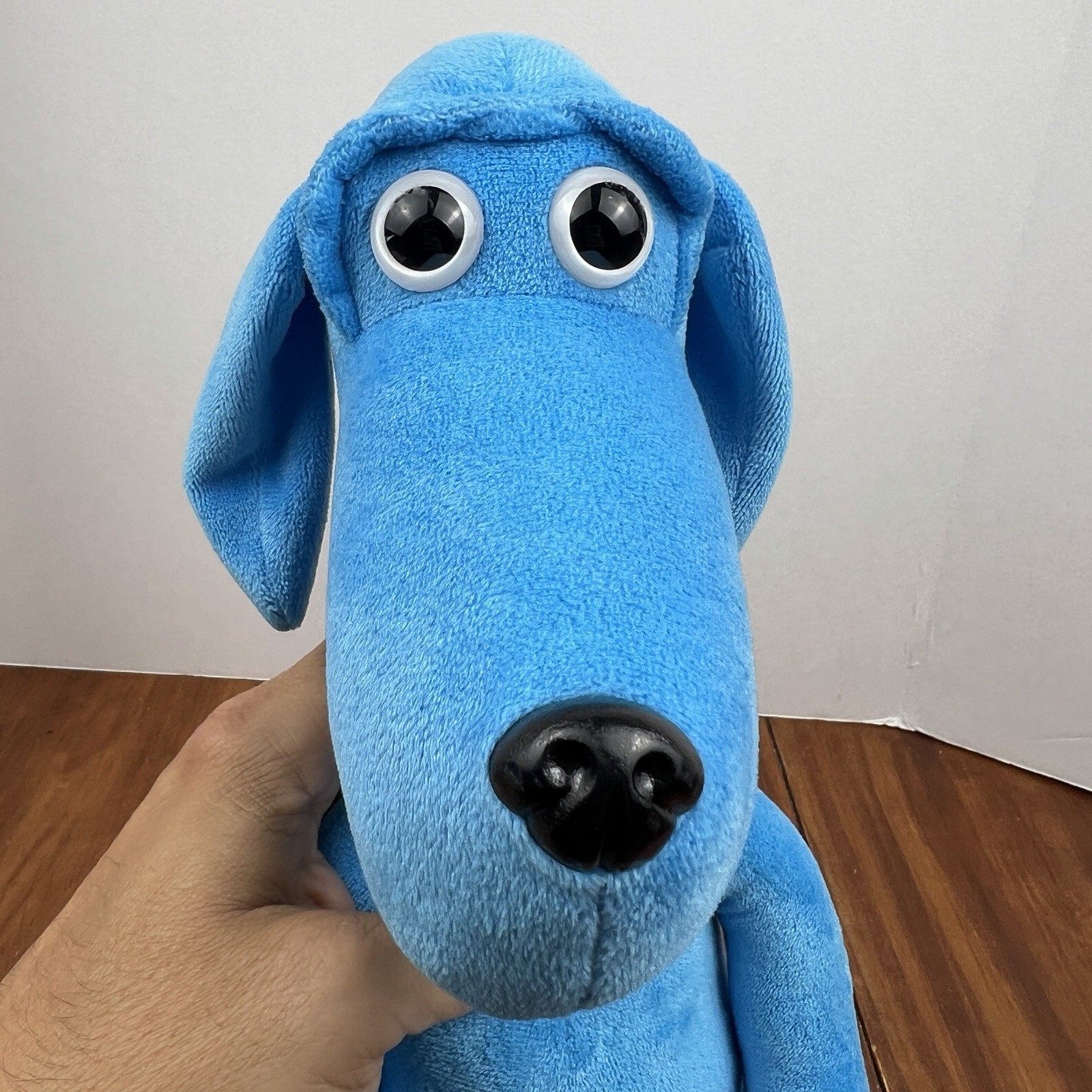 Rare Interceptor Plus Blue Plush Advertising Dog 14″ Drug Rep Pharmaceutical