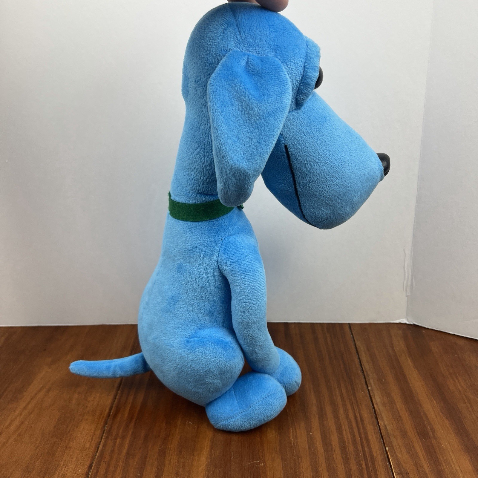Rare Interceptor Plus Blue Plush Advertising Dog 14″ Drug Rep Pharmaceutical