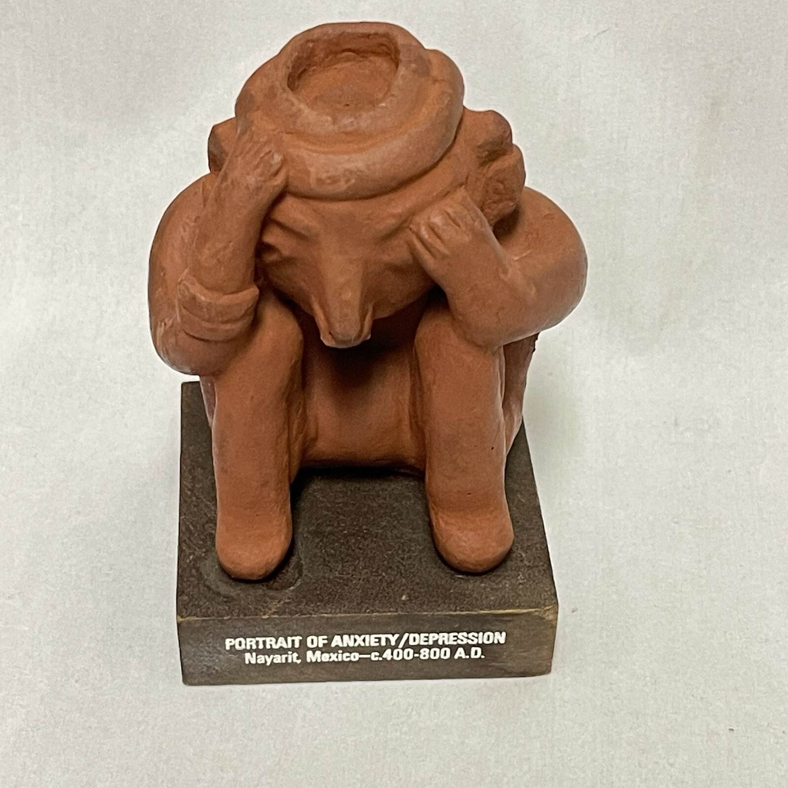 Pharmaceutical Promotional Etrafon 2-10 Portrait of Anxiety Depression Figure