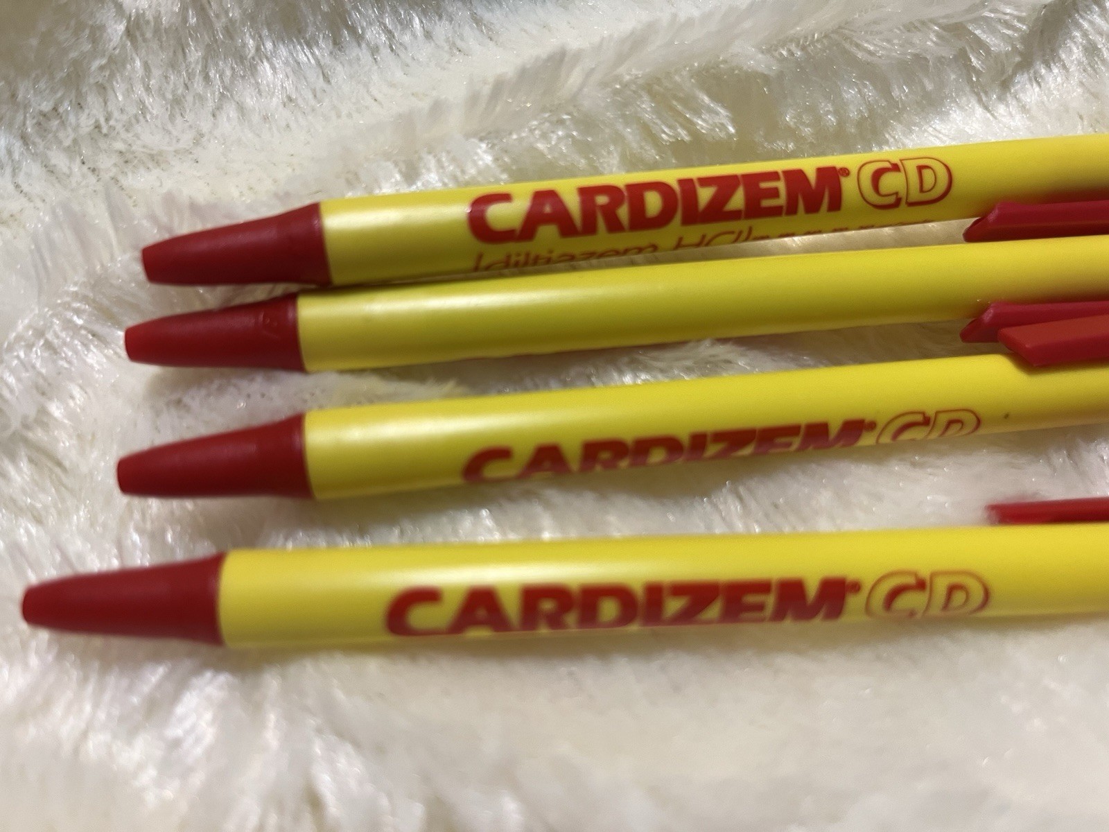 CARDIZEM CD Drug Rep Pharmaceutical Promo Advertising PEN Lot of 4 Click PENS