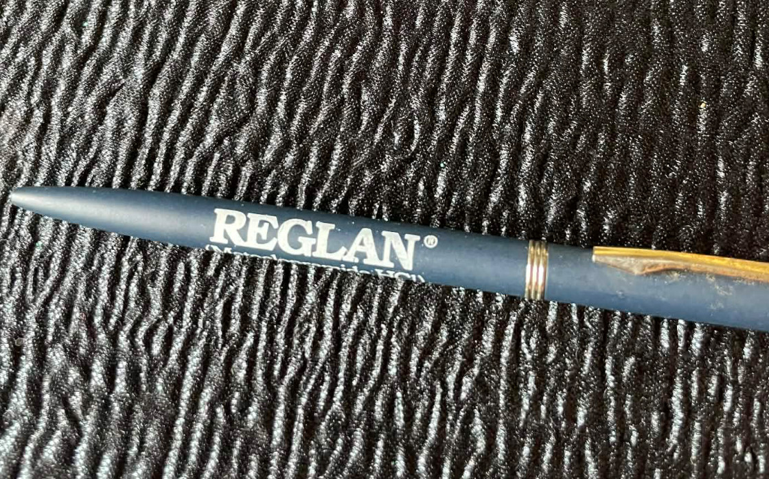 Vintage Reglan Metoclopramide HCl RX pharma Drug Rep pen A.H. Robins Pens Old