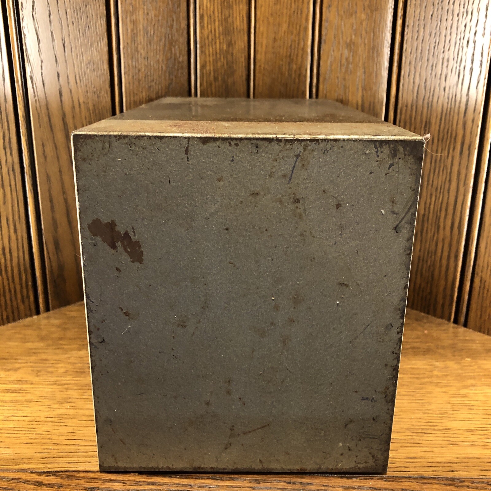 Vintage Pharmacy Prescription Box SAMUELS Metal File Apothecary Rx Cincinnati OH