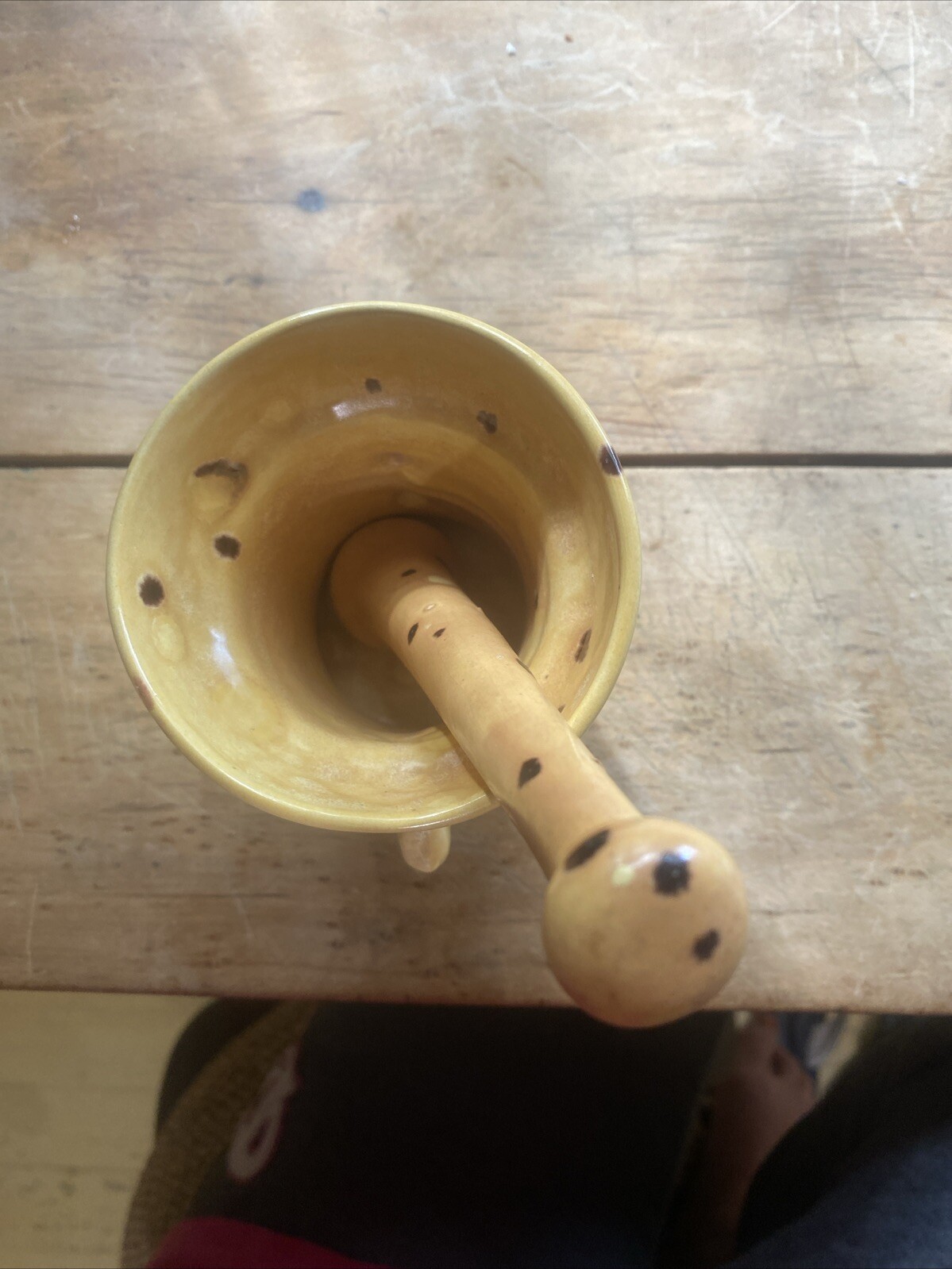 Vintage E.K. Thompson & Son 100th Anniversary Advertising Mortar & Pestle