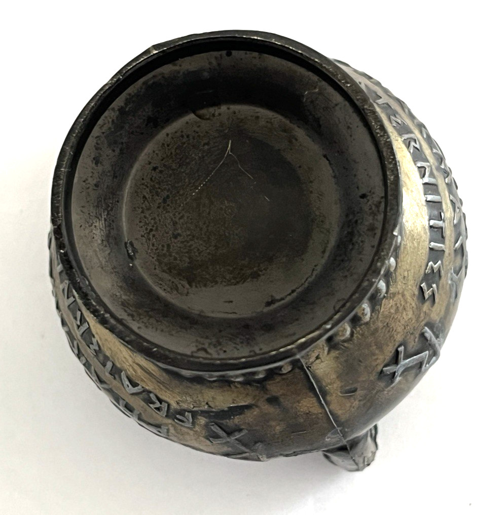 Pharmacy Honoring Fraternities Vintage Brass Mortar Bowl 4.5” Commemorative