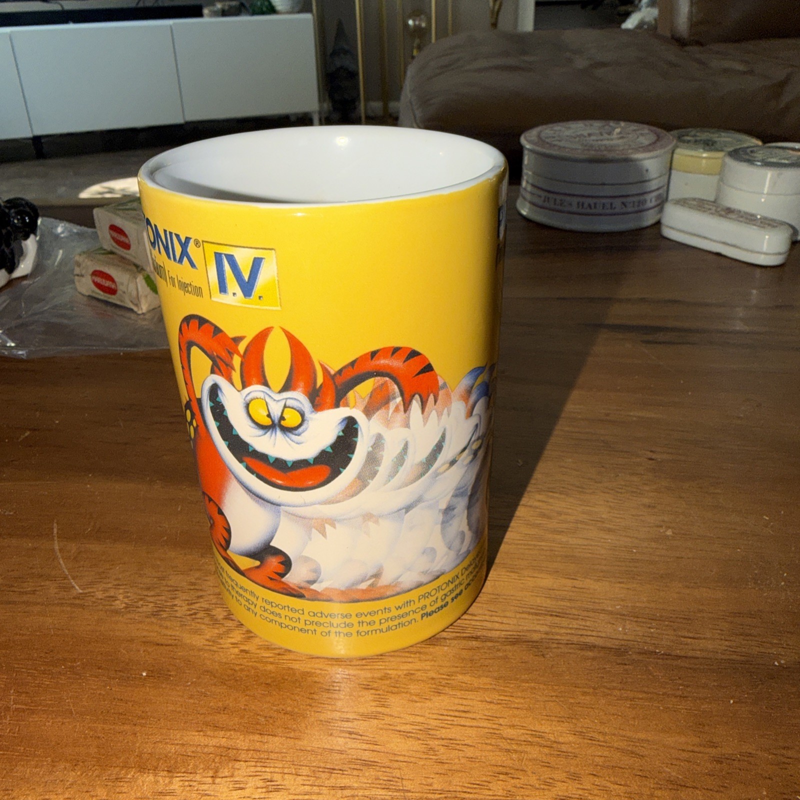 Protonix Injection IV Pharmaceutical Advertising Oversized Coffee Mug Colorful