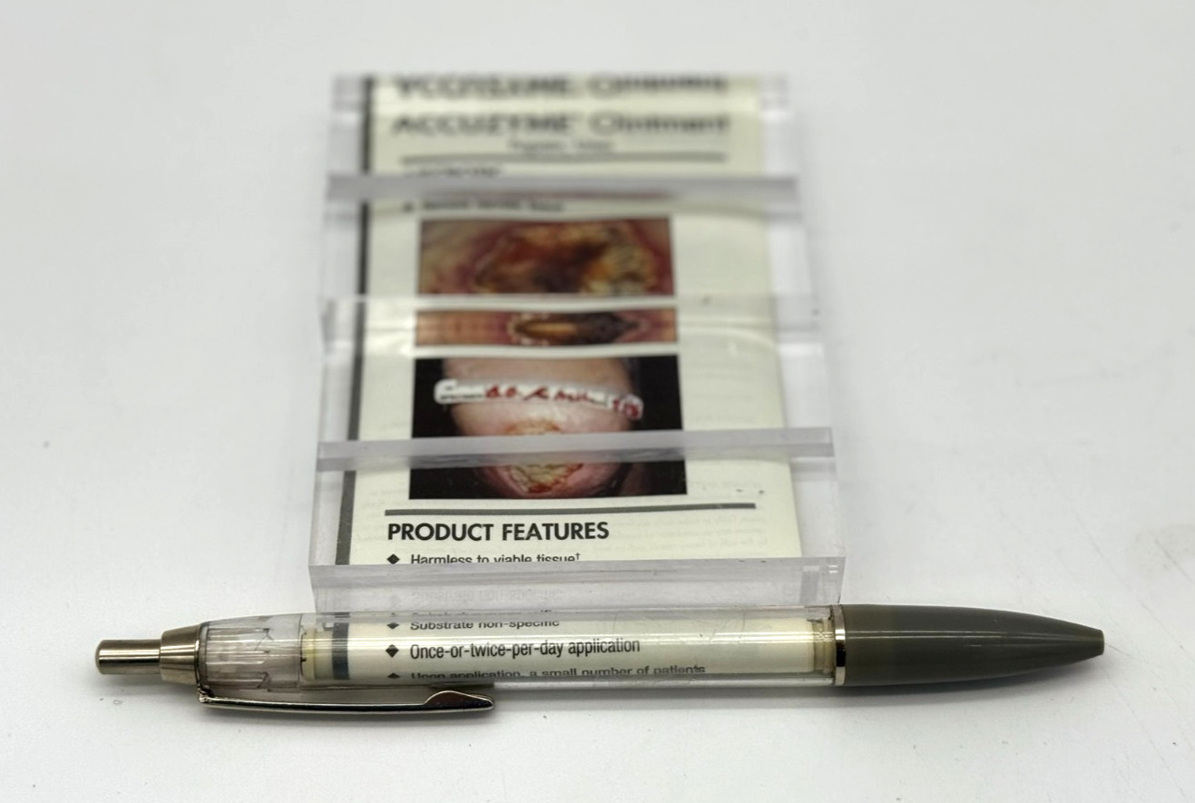 Accuzyme Ointment Pen w/Scroll Pharmacy Swag Wound Care Pharmacist Gift