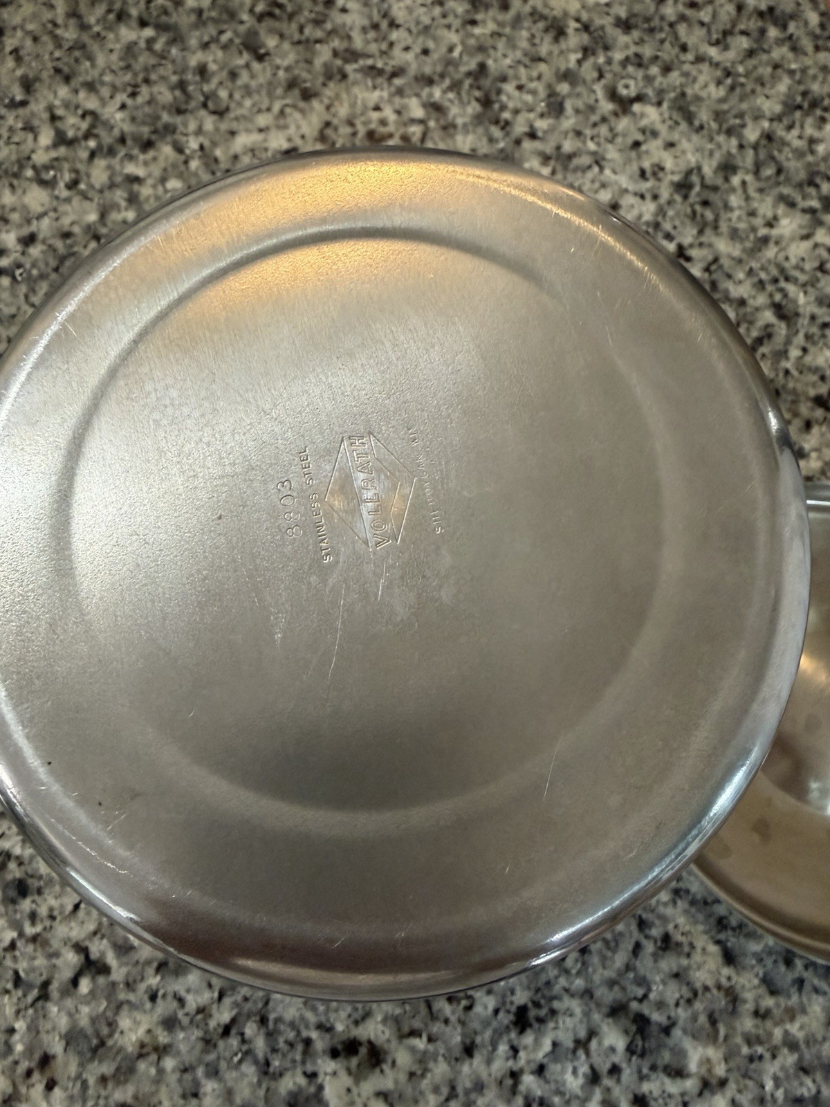 Vollrath stainless steel canister, model 8803 7” Tall, 6” Wide