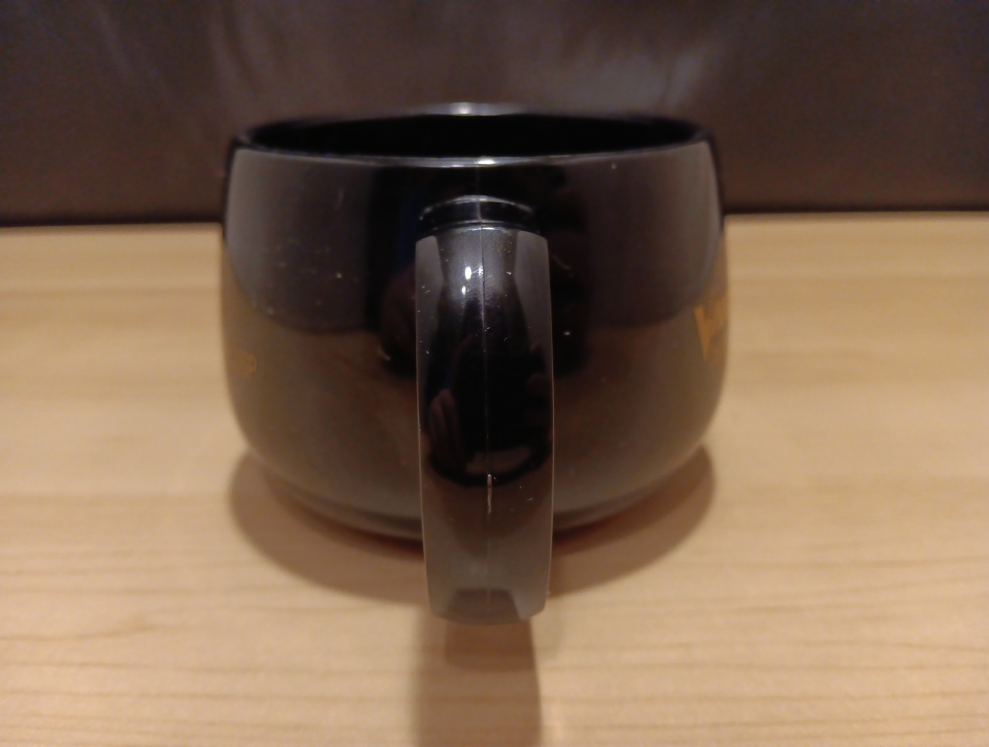 Vintage Vanceril Inhaler Drug Rep Advetising Promotional Black Plastic Mug