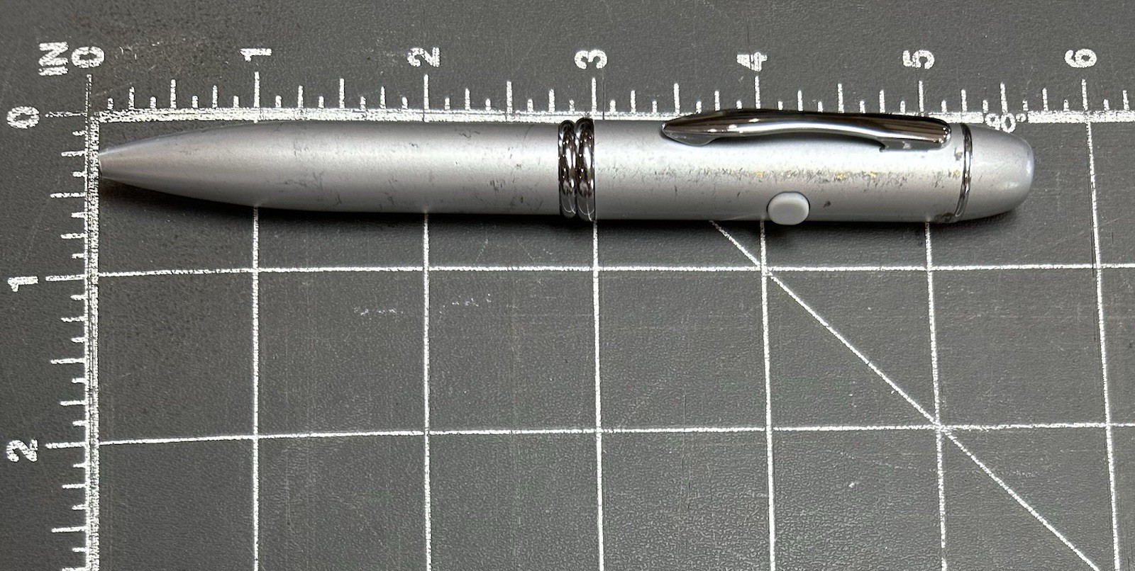 Novartis Pharmaceutical Promotional Promo Advertising Logo Silver Black Ink Pen