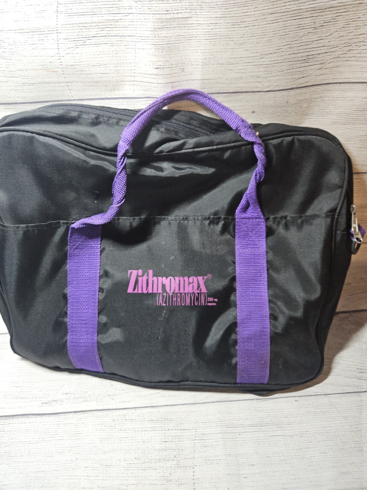 Vintage Pharmaceutical Rep Laptop Tote Bag Promo Advertising RARE