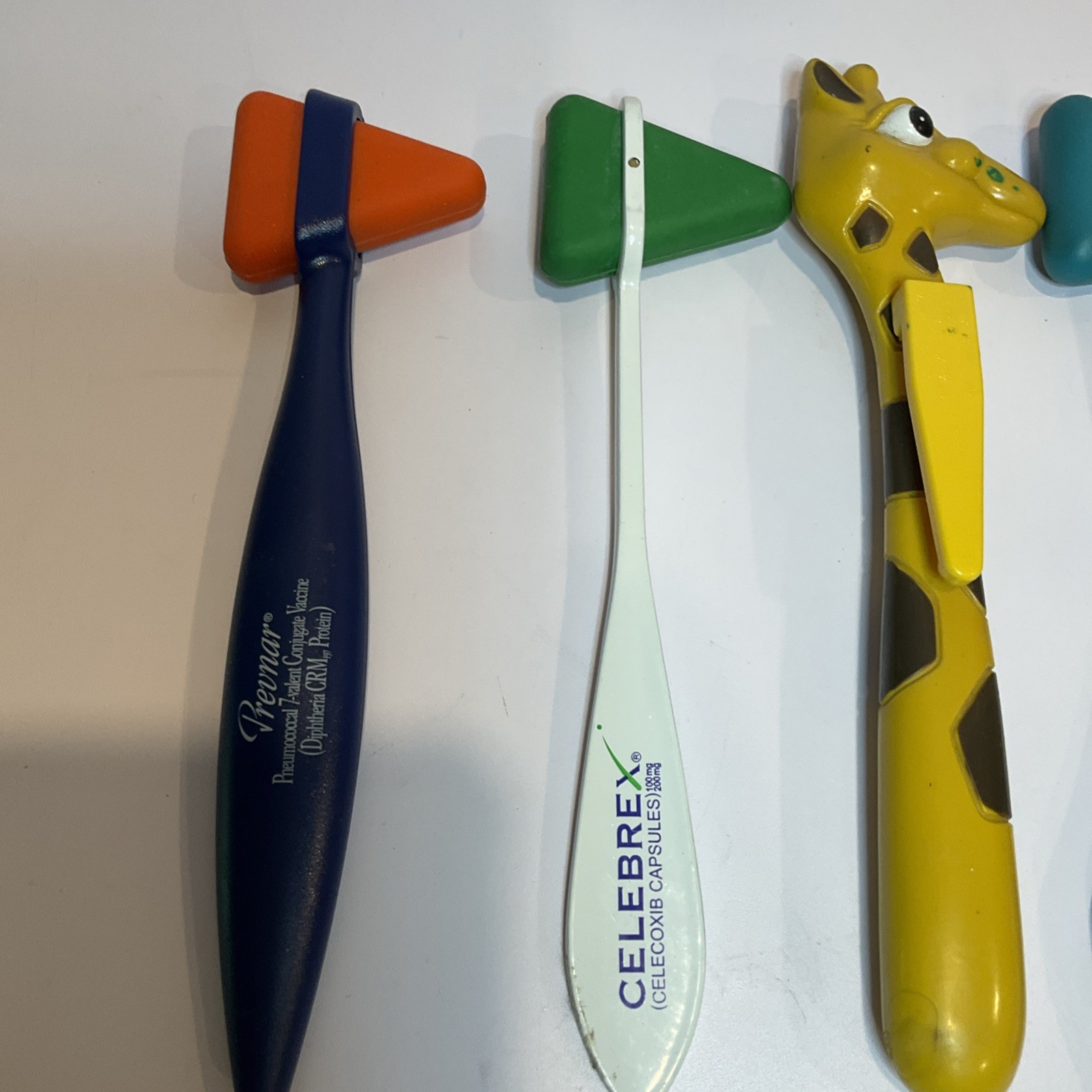 Pharmaceutical Drug Rep Promo Advertising Reflex Hammer Lot Of 4