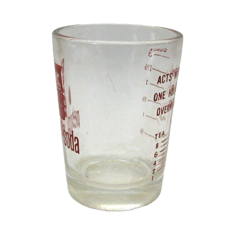 Vintage Fleet Buffered Laxative Phospho Soda Pharma Measuring Cup Shot Glass