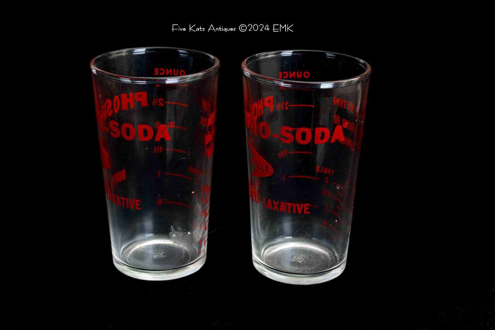 Vintage Fleet Laxative Phospho-Soda Measuring / Dosing Glass – Hazel Atlas