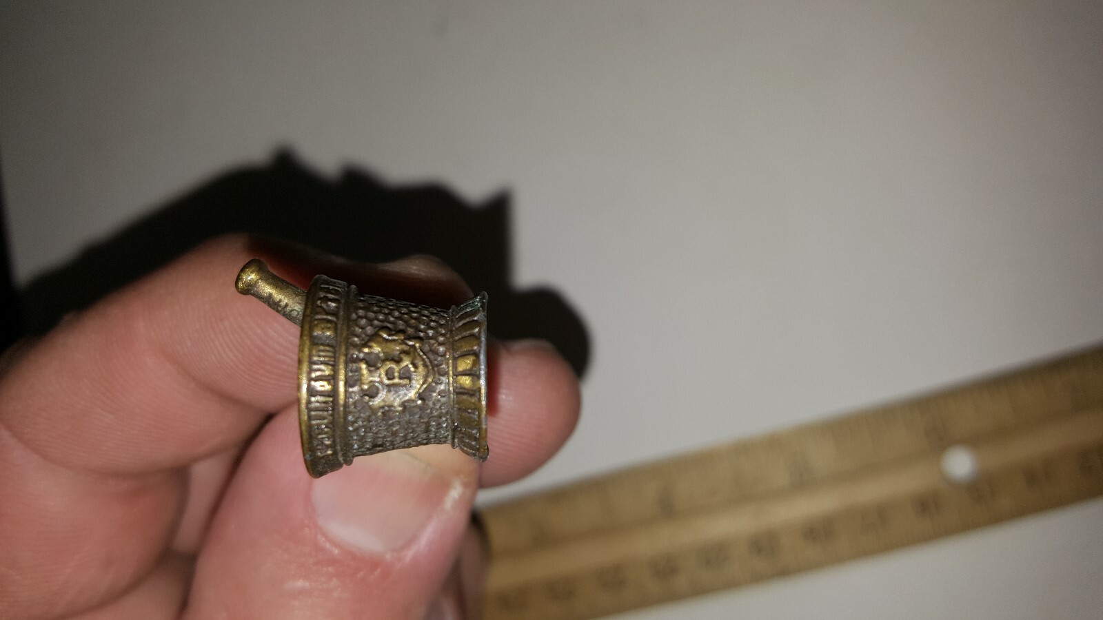 Vintage Mortar & Pestle Pharmacy Apothecary Cufflinks PATENT: 2920363