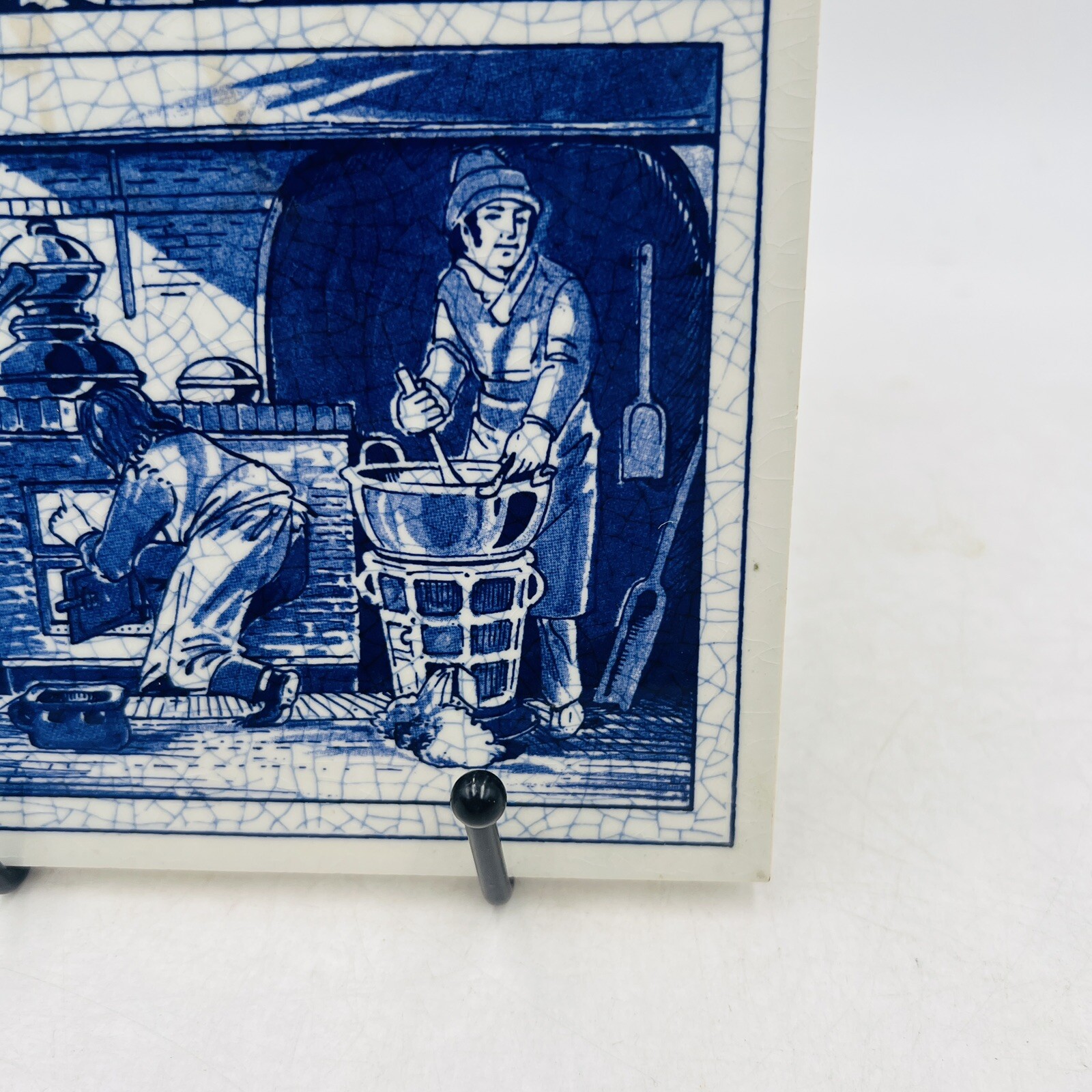 Pharmacist’s Laboratory Delft Tile 1990 Burroughs