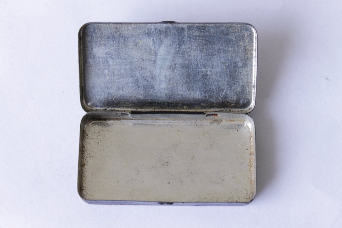 Antique German PANFLAVIN PASTILLEN BAEYR Medical Empty Tin Box 1930’s